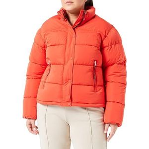Replay Gewatteerde damesjas zonder capuchon, Red Fire 254, XL