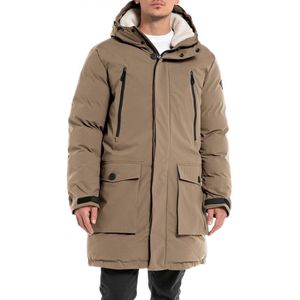 Replay M8274A parka voor heren, Bruin