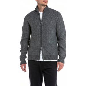 Replay - Uk2510.000.g23274 - Trui - Grijs - Katoen