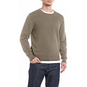 Replay heren truien, 836 Stone Grey, XXL