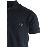 REPLAY - Rechte Polo - Marine - Katoen - Korte Mouwen