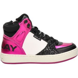 Replay - Cobra 7cc Hoge Sneakers - Roze - Leatherlook