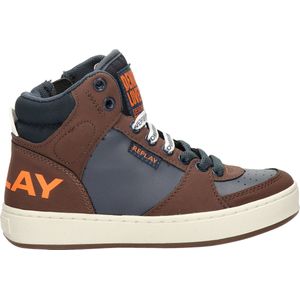 Replay - Cobra - Hoge Sneakers - Blauw - Basketbalschoenen