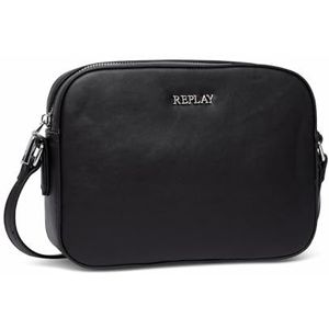 Replay Zwart Reserved Crossbody Tas