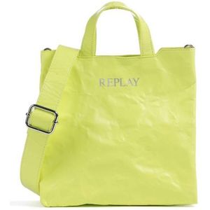 Replay Handtas 21.5 cm lt yellow green