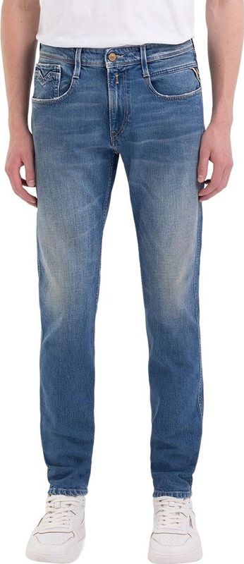 Replay - Slimfit Jeans - Blauw - Denim