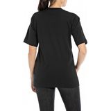 Replay p 000 23608p T-shirt Met Korte Mouwen Zwart L Vrouw