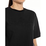 Replay p 000 23608p T-shirt Met Korte Mouwen Zwart L Vrouw