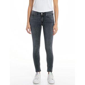 Replay Dames Jeans Broeken NEW LUZ skinny Fit Grijs Volwassenen
