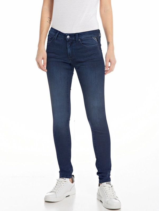 Replay - Skinny Jeans - Medium Blue - Comfort Stretch