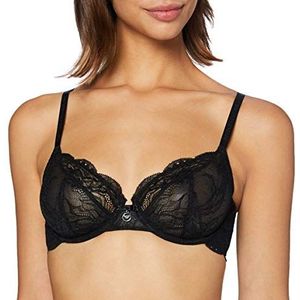 Emporio Armani Underwire Bra Virtual Lace damesbeha, zwart.