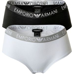 Emporio Armani - 2-Pack Cheeky Pants - Zwart/Wit - Slips