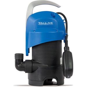 Tallas D-DW 400 Vuilwaterpompm / Dompelpomp - 8400l/u - 440W - Opvoerhoogte 7 m - Vuil tot Ø30mm - Met Vlotter