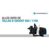 Tallas D-EBOOST 1100 Hydrofoorpomp - Morgen Gratis geleverd!