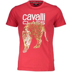 Cavalli Class - Heren T-shirt - Korte Mouwen - Ronde Hals - Print - Logo