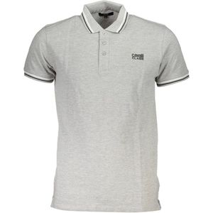 Cavalli Class - Polo Shirt - Bruin - Katoen - Korte Mouwen