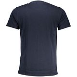 Cavalli Class - Verfspetter Logo - Donkerblauwe T-Shirt