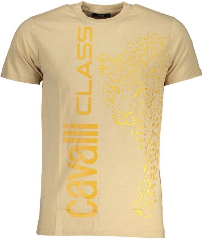 Leopard Print - T-shirt - Beige - Korte Mouwen