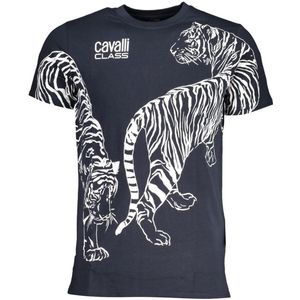 Cavalli Class - T-shirt - Blauw - Katoen