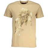 Cavalli Class - Katoenen T-shirt - Beige - Heren