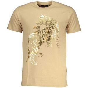 Cavalli Class - Katoenen T-shirt - Beige - Heren