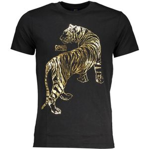 Gold Tiger - Graphic Tee - Zwart - T-shirt