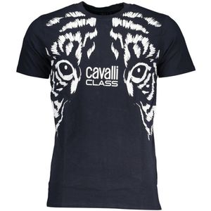 Tiger - Graphic Tee - Katoenen T-shirt - Blauw - Korte Mouwen