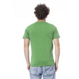 Cavalli Class - T-shirt - Groen - Katoen - Korte Mouwen