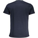 T-shirt - Blauw - Korte Mouwen - Crew Neck
