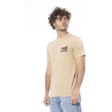 Cavalli Class - Solid Color T-shirt - Beige - Katoen