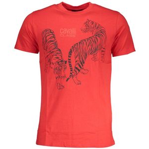 Cavalli Class - T-shirt - Korte Mouwen - Zwart - Katoen