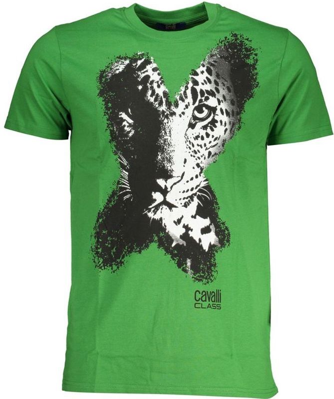 Leopard Print T-shirt - Groen - CA28476 - T-shirts