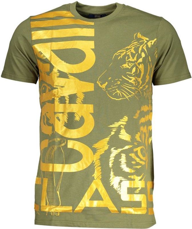 T-shirt - Groen - CA28604 - Katoen - Korte Mouwen