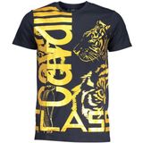 Tijger Grafische T-shirt Korte Mouwen Casual