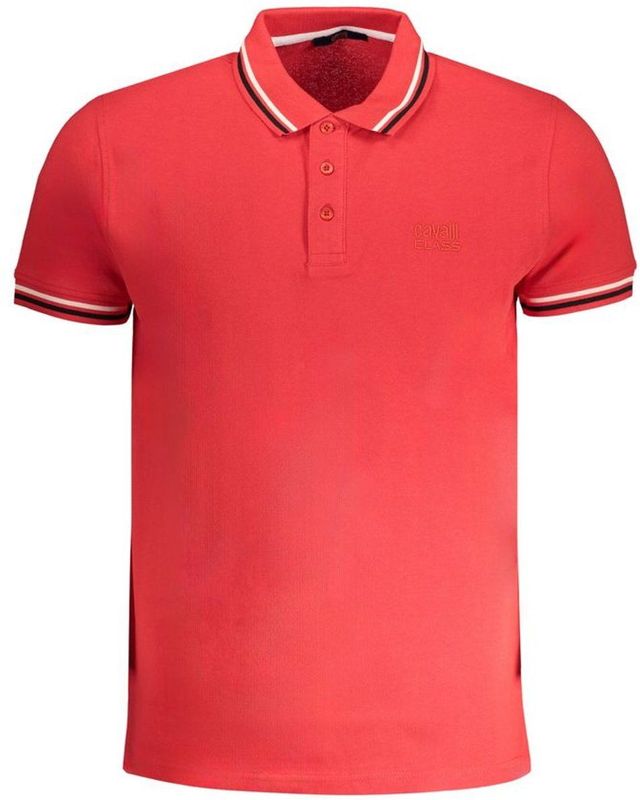 Cavalli Class - Polo Shirt - Rood - Korte Mouwen