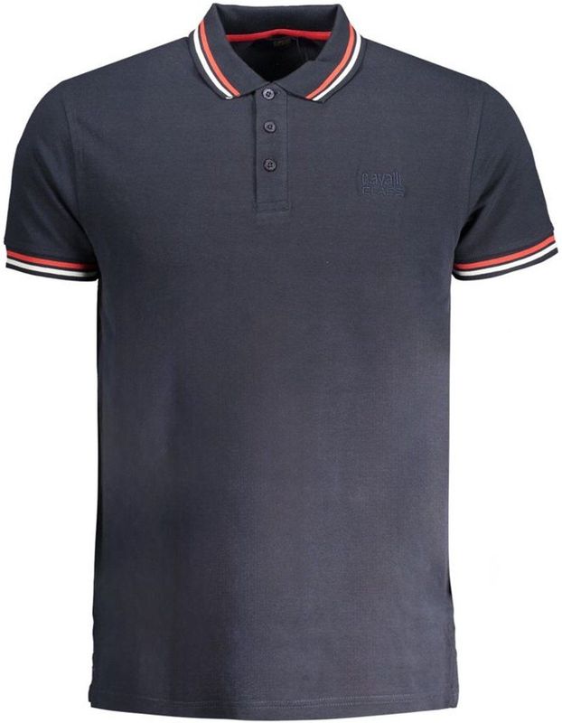 Cavalli Class - Polo Shirt - Korte Mouwen - Contrastdetails - Borduursel