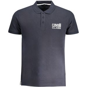 Cavalli Class - Bold Logo - Poloshirt - Marineblauw