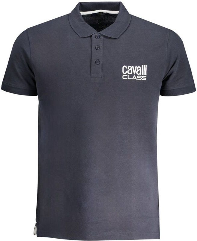 Cavalli Class - Bold Logo - Poloshirt - Marineblauw