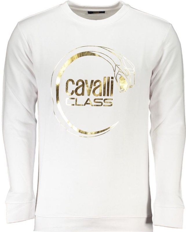 Sweater - Wit - Gold Logo Crew Neck