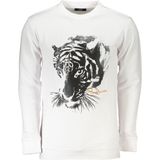 Cavalli Class - Cotton Sweatshirt - Wit - Heren