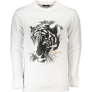 Cavalli Class - Cotton Sweatshirt - Wit - Heren