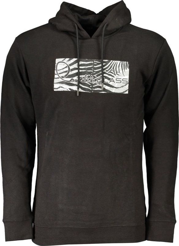 Sweatshirt Van Geborsteld Katoen Met Capuchon En Logoprint