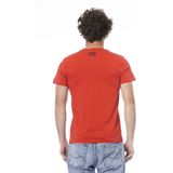 Red Crown - T-shirt - Rood - Katoen - Korte Mouwen - Logo Print