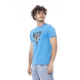 Cavalli Class - Heren T-shirt - Lichtblauw - Katoen