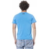 Cavalli Class - Heren T-shirt - Lichtblauw - Katoen