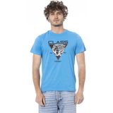 Cavalli Class - Heren T-shirt - Lichtblauw - Katoen