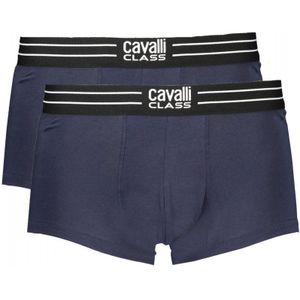 CAVALLI CLASS - Boxershorts - Diepblauw - 95% Katoen 5% Elastaan
