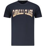 Cavalli Class - Varsity Logo - T-shirt - Marineblauw