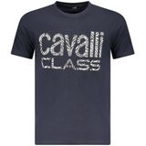 Cavalli Class - Bold Zebra Print - T-shirt - Marineblauw