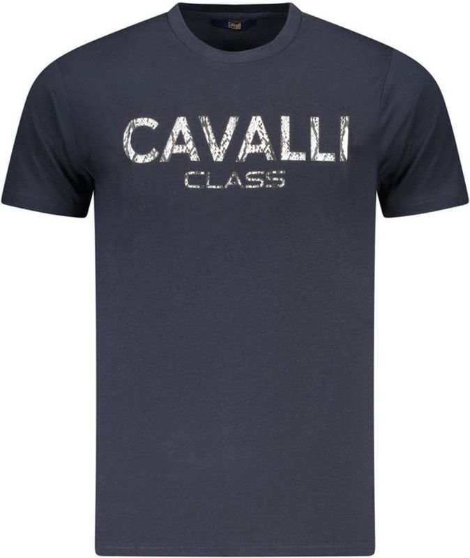 Cavalli Class - Logo Tee - T-shirt - Blauw